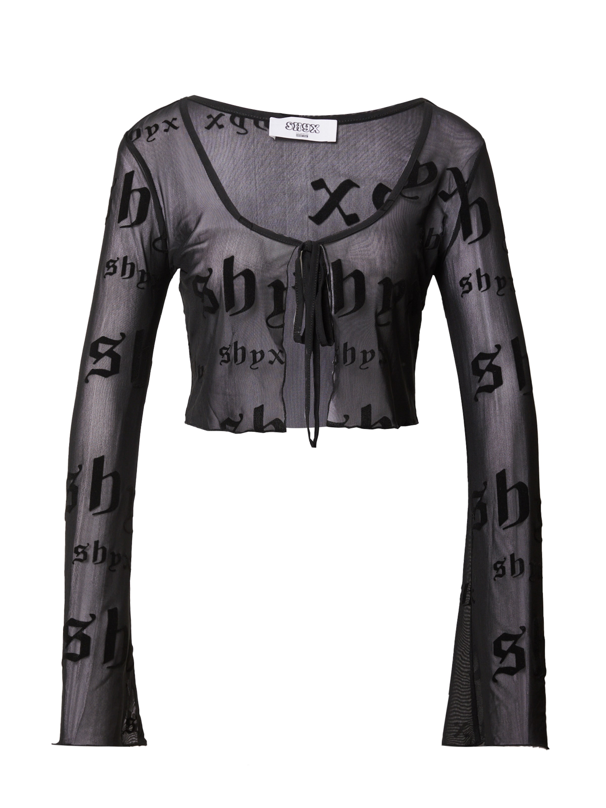 SHYX - Camiseta 'Lavina' en negro: frente