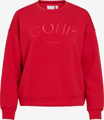 Sweat-shirt VILA en rouge : devant