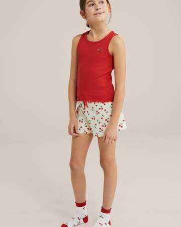 WE Fashion Пижама в Красный