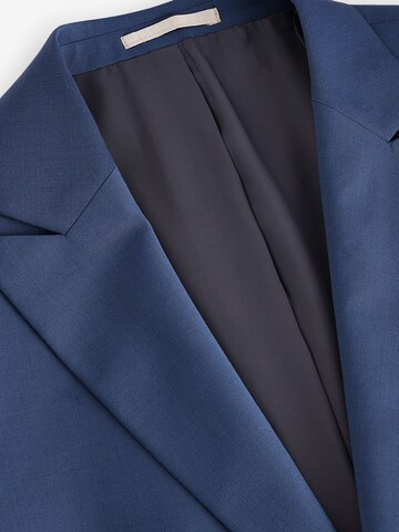 Next Slim Fit Бизнес сако 'Motionflex-Stretch' в синьо