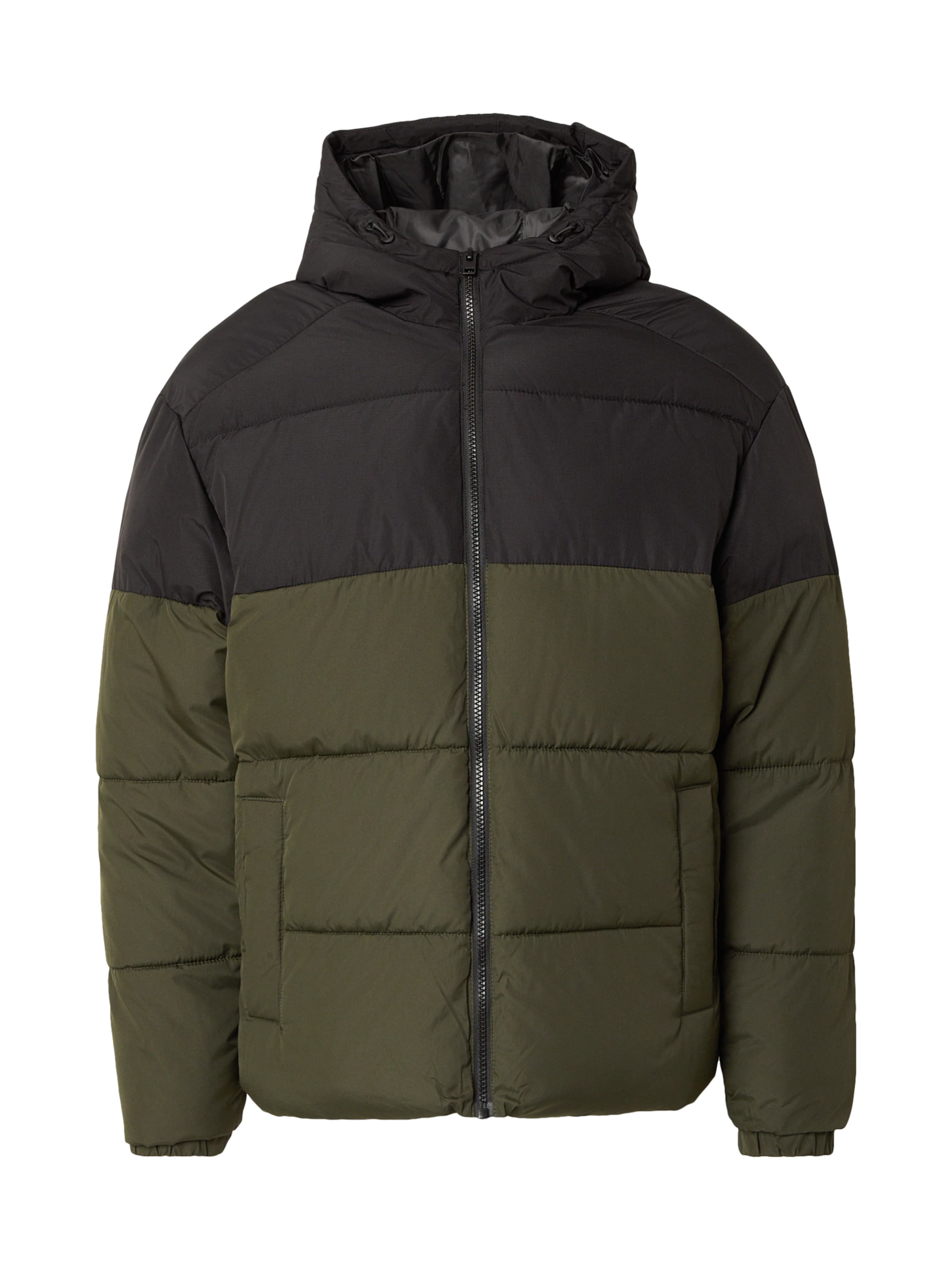 JACK & JONES Winter Jacket 'JJMAZE' in Green: front