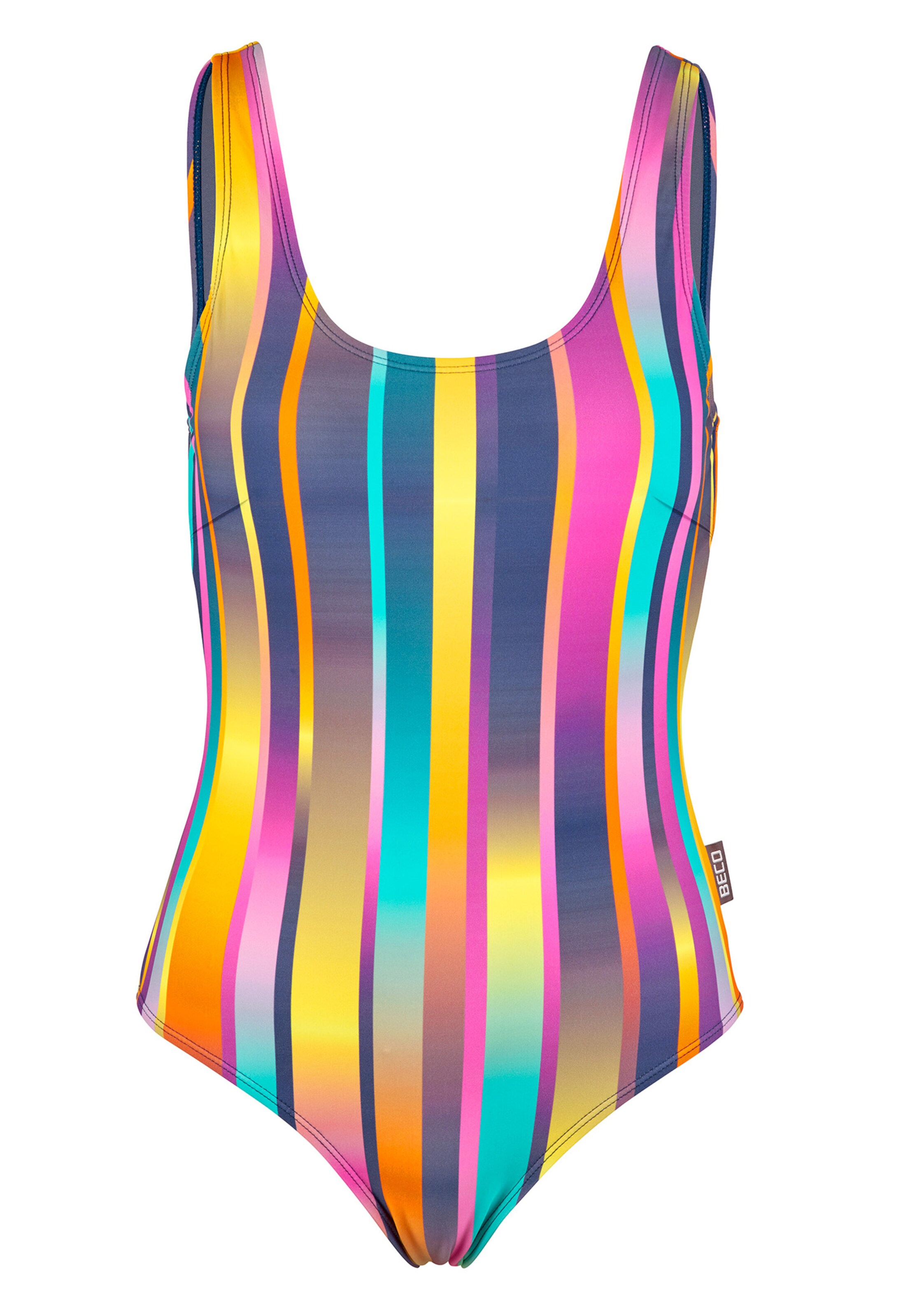 BECO the world of aquasports Badpak 'Summer Stripes' in Gemengde kleuren: voorkant