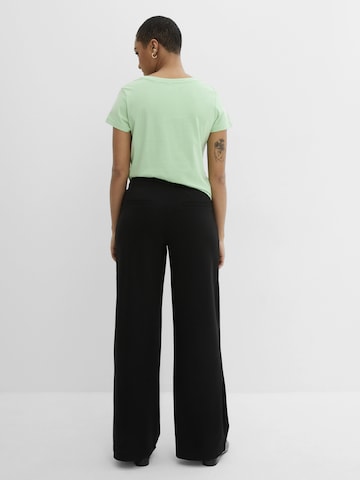 bonprix Loosefit Hose in Schwarz