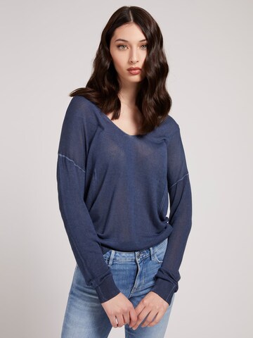 GUESS Sweater 'Sandra' in Blue: front