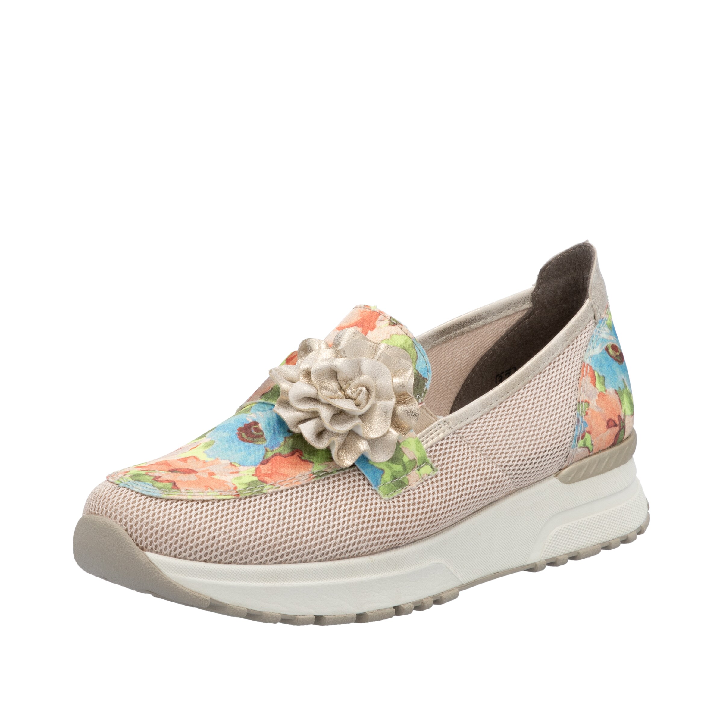 Rieker Classic Flats in Pink: front