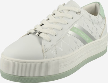 TOM TAILOR Sneakers in White: front