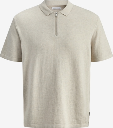 JACK & JONES Pulover 'JJEEmil' | bež barva: sprednja stran