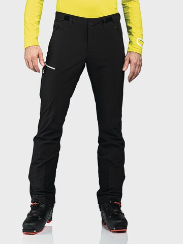 Schöffel Regular Outdoorbroek 'Matrei' in Zwart: voorkant