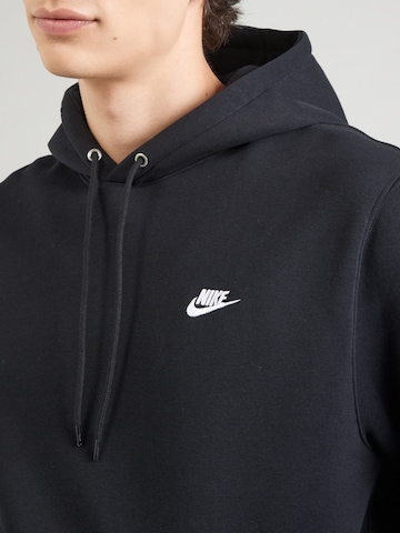 Nike Sportswear Sweatshirt 'CLUB' in Black