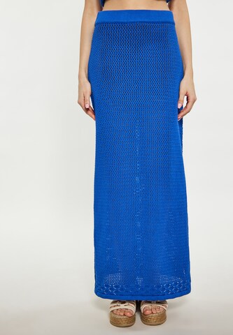 IZIA Skirt in Blue: front