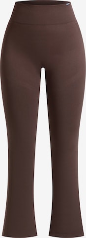 Leggings ' Aylin ' Smilodox en marron : devant