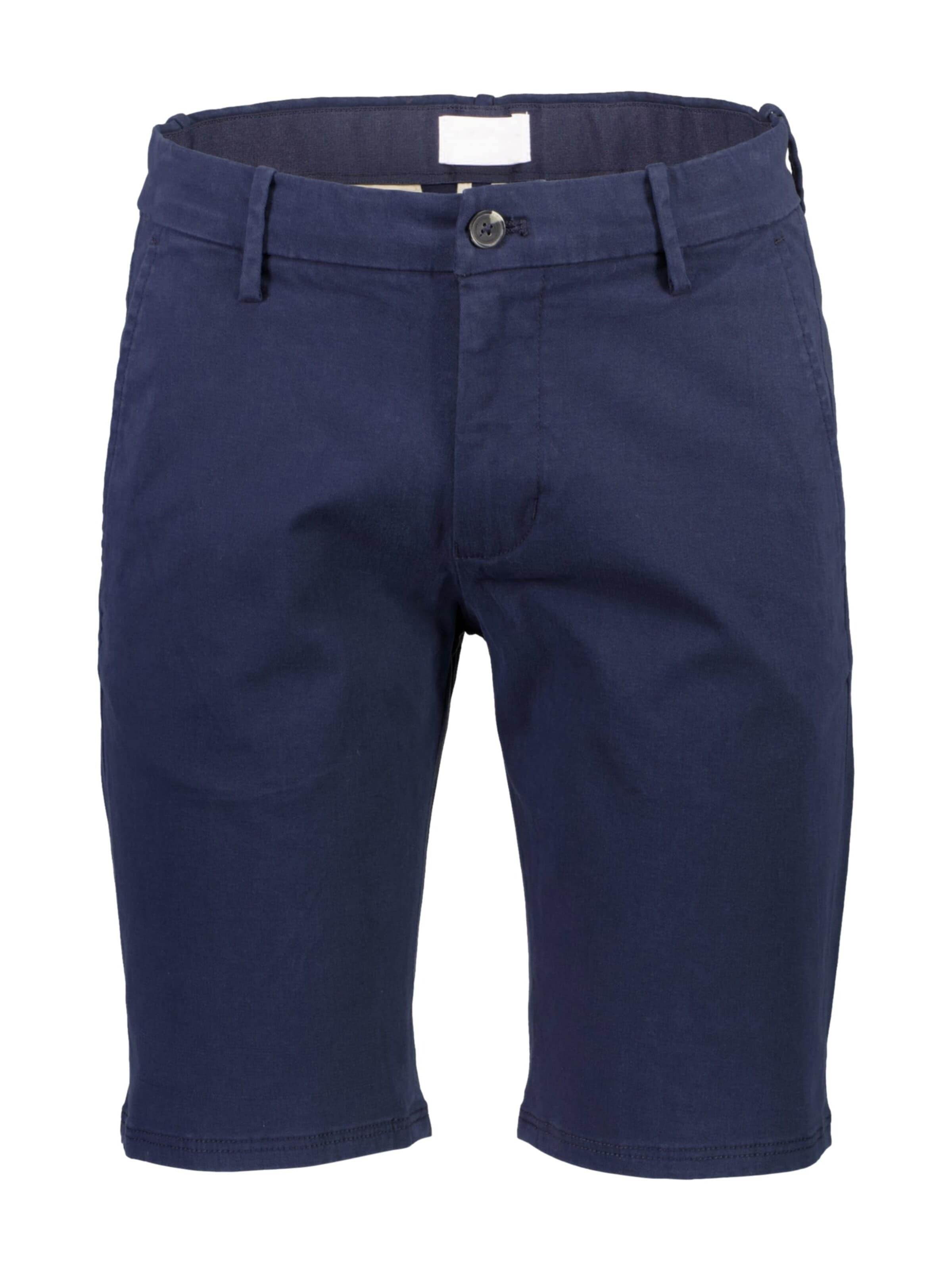Lindbergh - Slimfit Pantalón chino en azul: frente