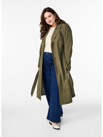Manteau mi-saison 'Msaga' Zizzi en vert