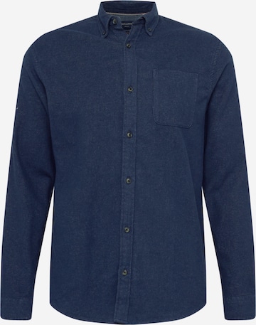 Chemise 'WALTER' JACK & JONES en bleu : devant