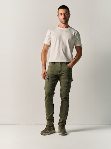 Tapered Jeans cargo di KOROSHI in verde