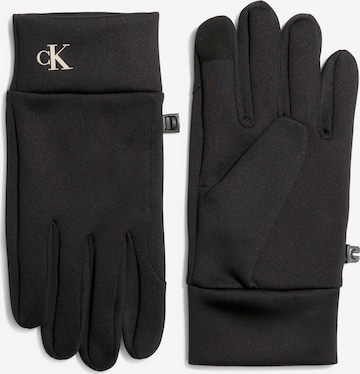 Calvin Klein Full finger gloves in Black: front