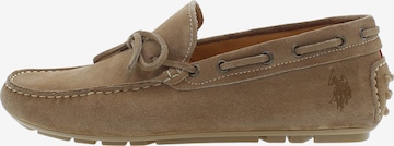 U.S. POLO ASSN. Mocassins 'Pablo001' in Beige: voorkant