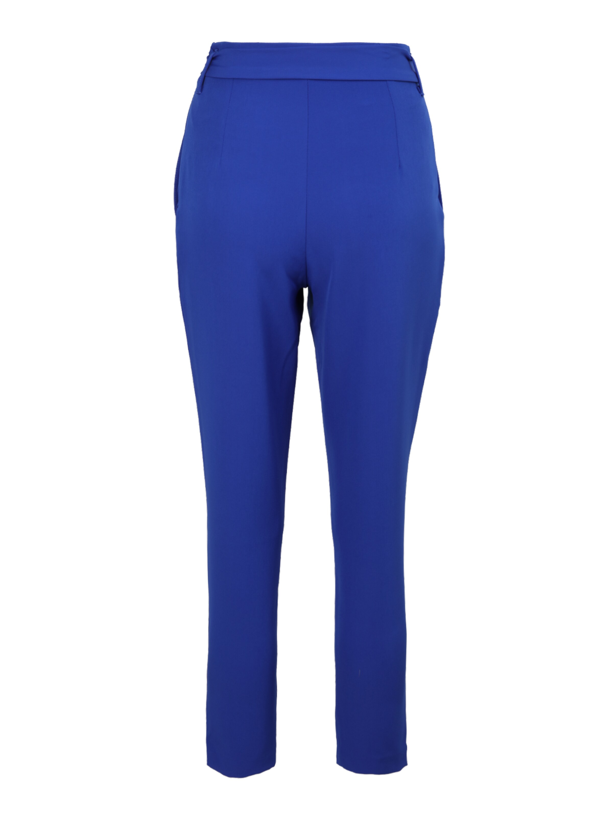Wallis Petite Slim fit Pleat-front trousers in Blue