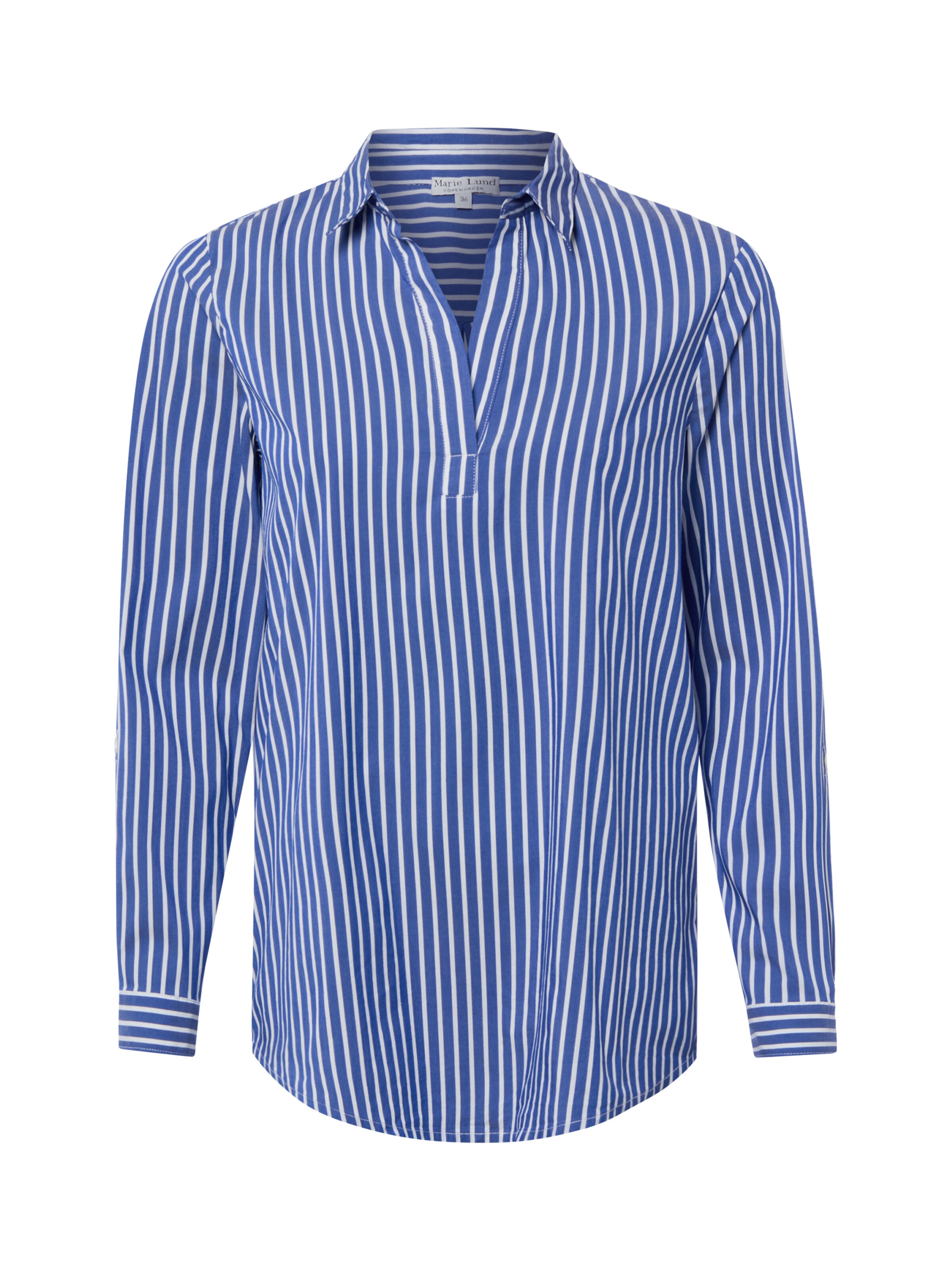 Marie Lund Blouse in Blue: front