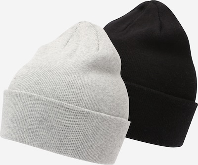 Megzta kepurė iš ABOUT YOU, spalva – šviesiai pilka / juoda, Prekių apžvalga