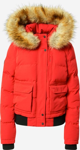 Superdry Winter Jacket 'Everest' in Red: front