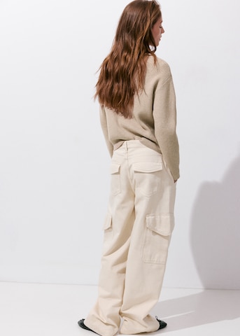 MANGO Sweater 'RIZON' in Brown