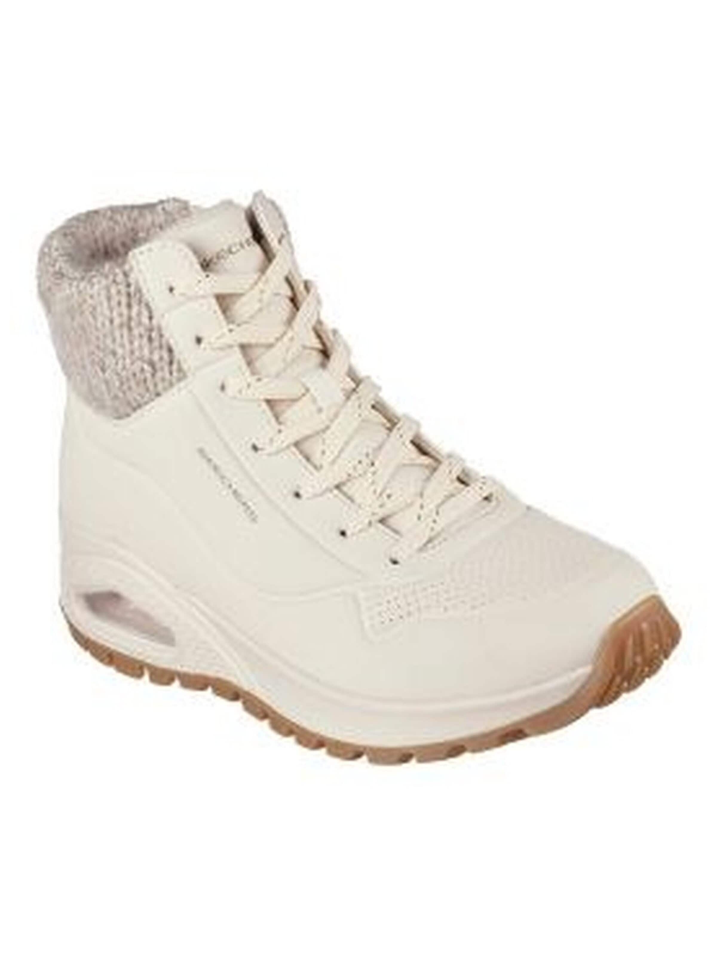 Boots 'Winterstiefel Damen 167988 NAT Kunststoff (Synthetik) in beige' di SKECHERS in beige: frontale