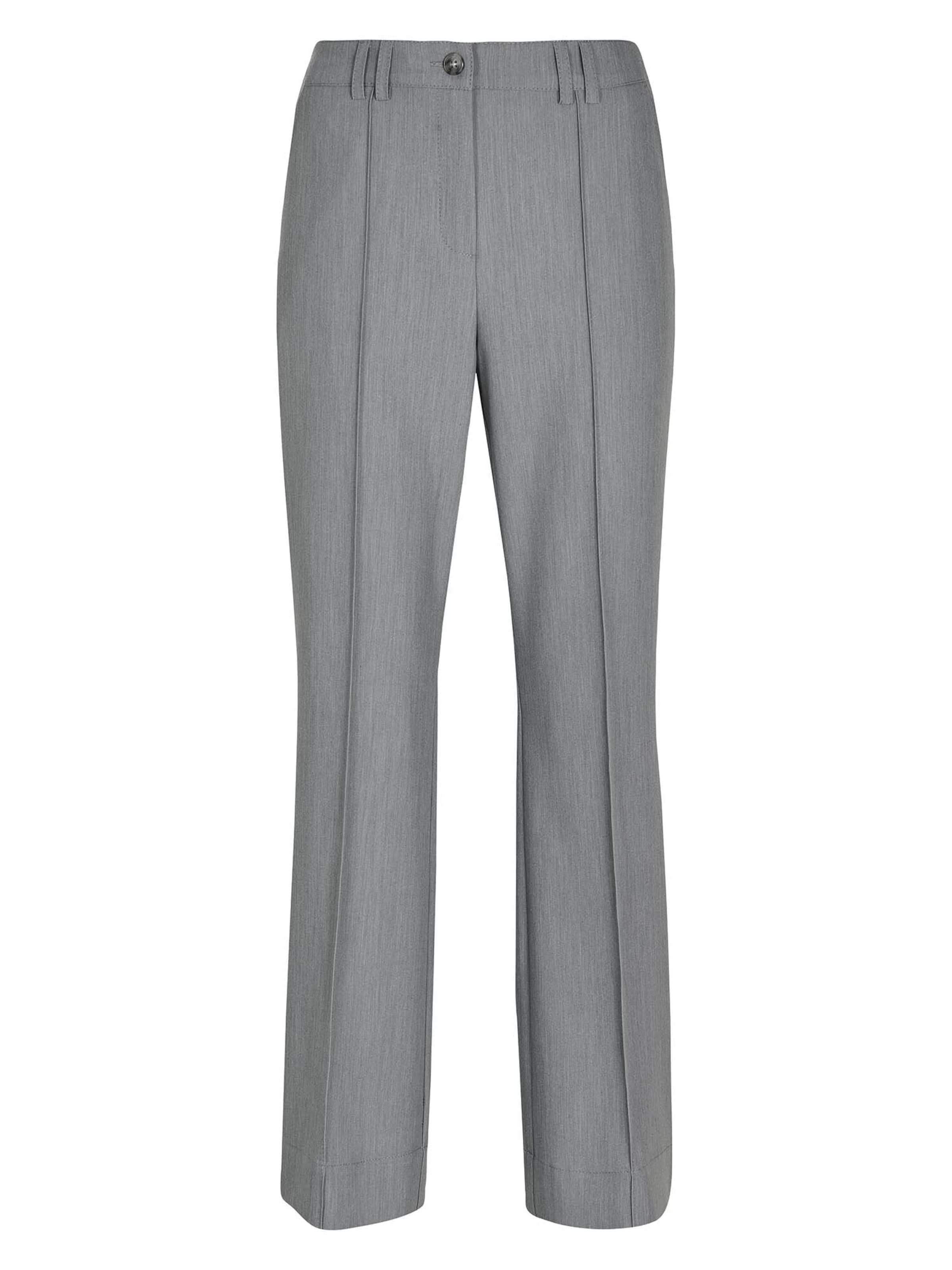 Wide Leg Pantalon MADELEINE en gris : devant