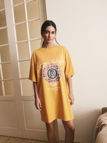 Camicia da notte di Next in giallo: frontale