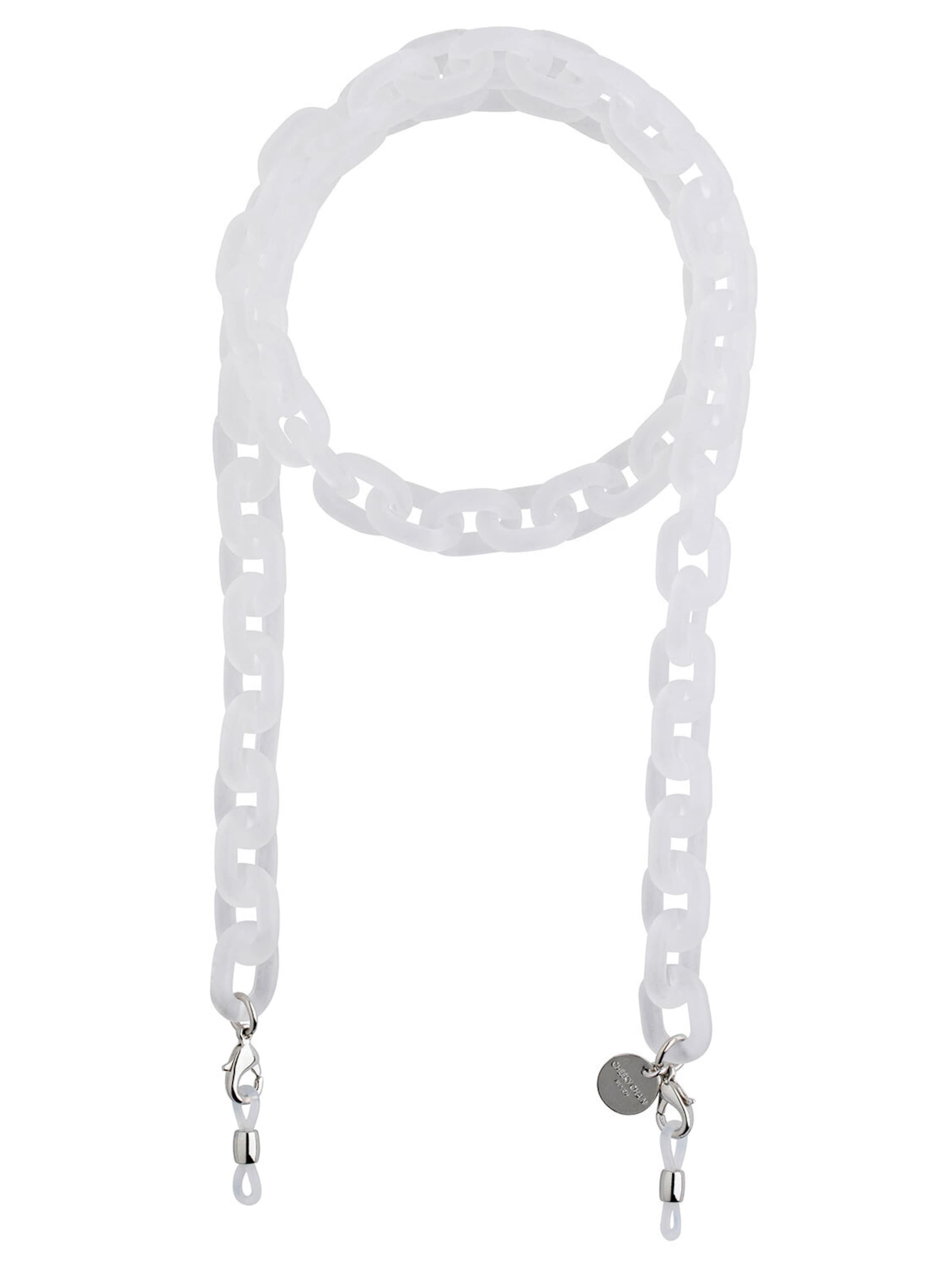 Cheeky Chain Munich Brillenkette 'Tokio' in Weiß: Vorderseite