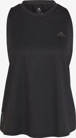 ADIDAS SPORTSWEAR Sporttop ' Run Icons' in Zwart: voorkant