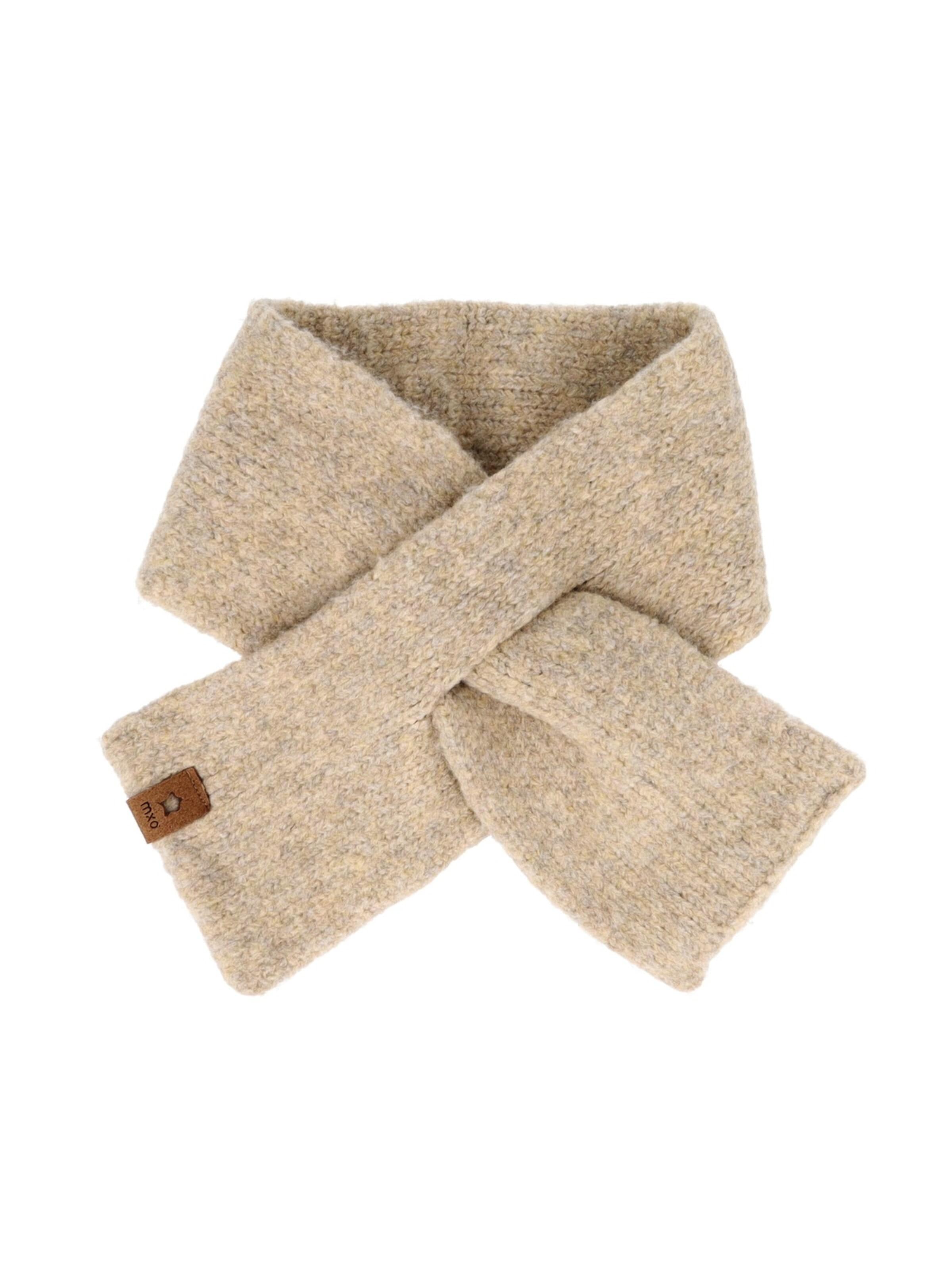 MAXIMO Schal 'BABY-Steckschal, doppelt'‌ in Beige: Vorderseite
