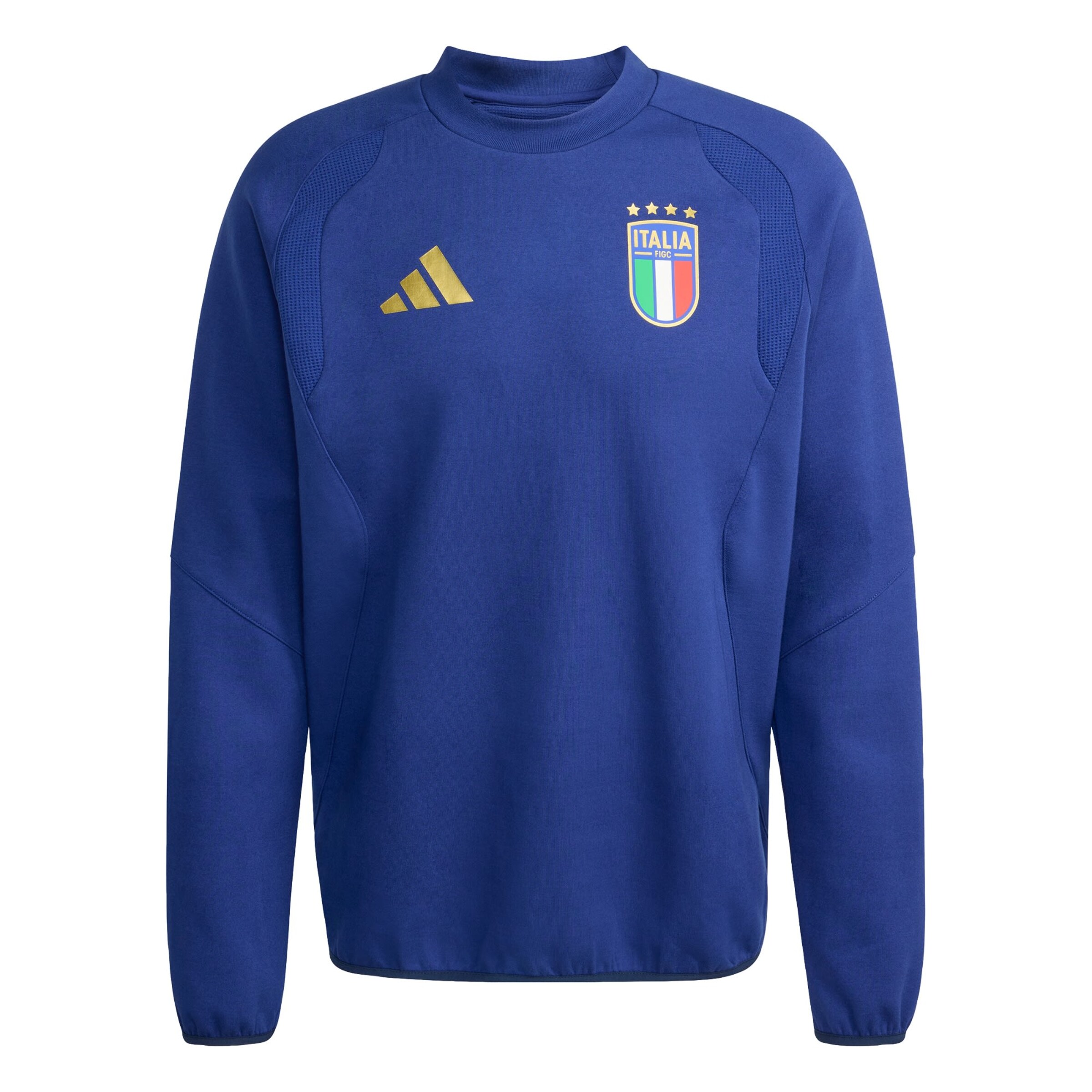 ADIDAS PERFORMANCE - Sudadera 'Italy Tiro Travel Crew' en azul