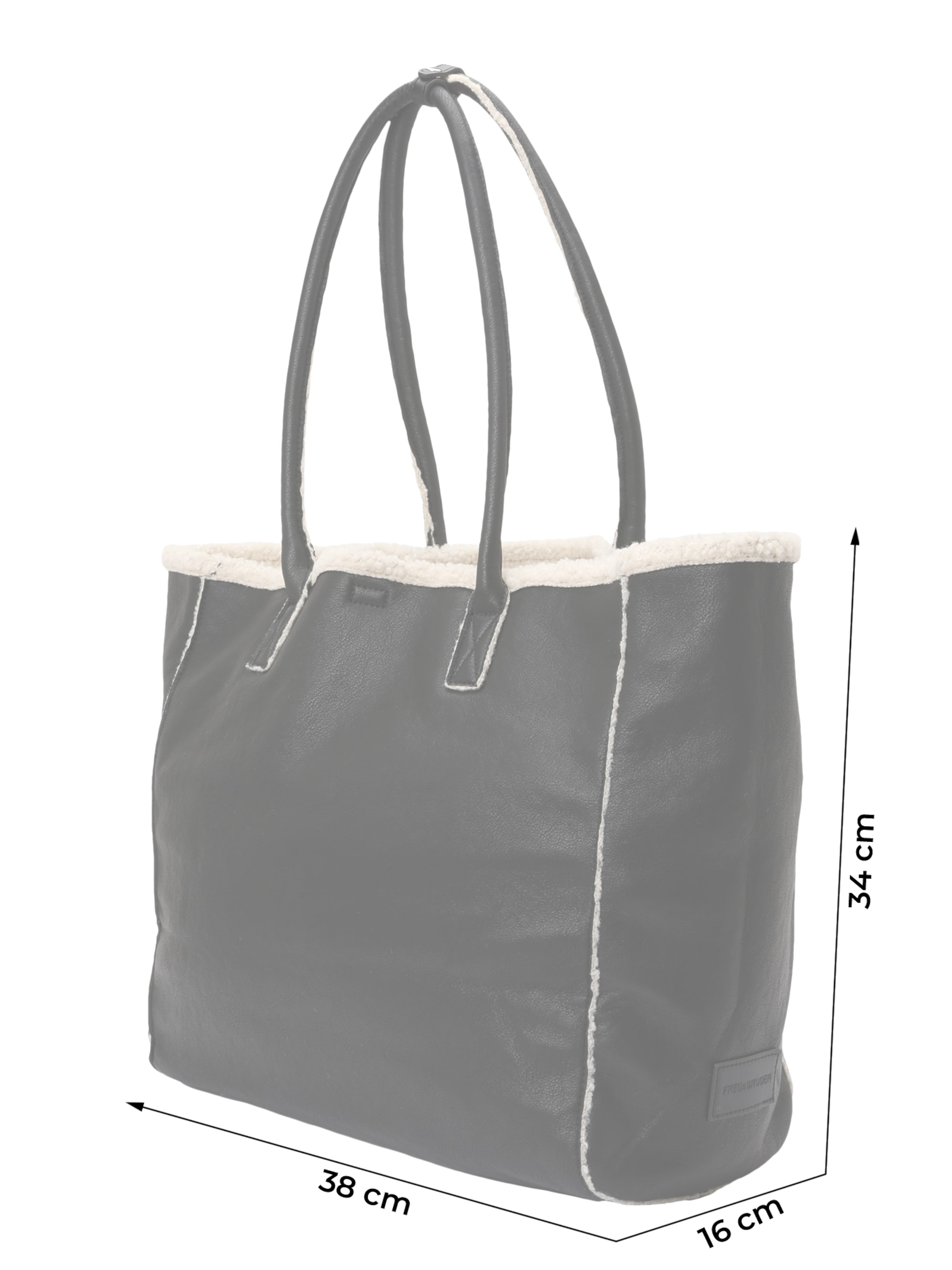 Cabas 'Take All You Need' FREDsBRUDER en noir