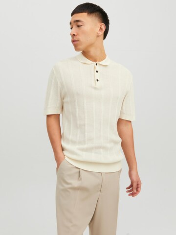 JACK & JONES - Jersey en beige: frente