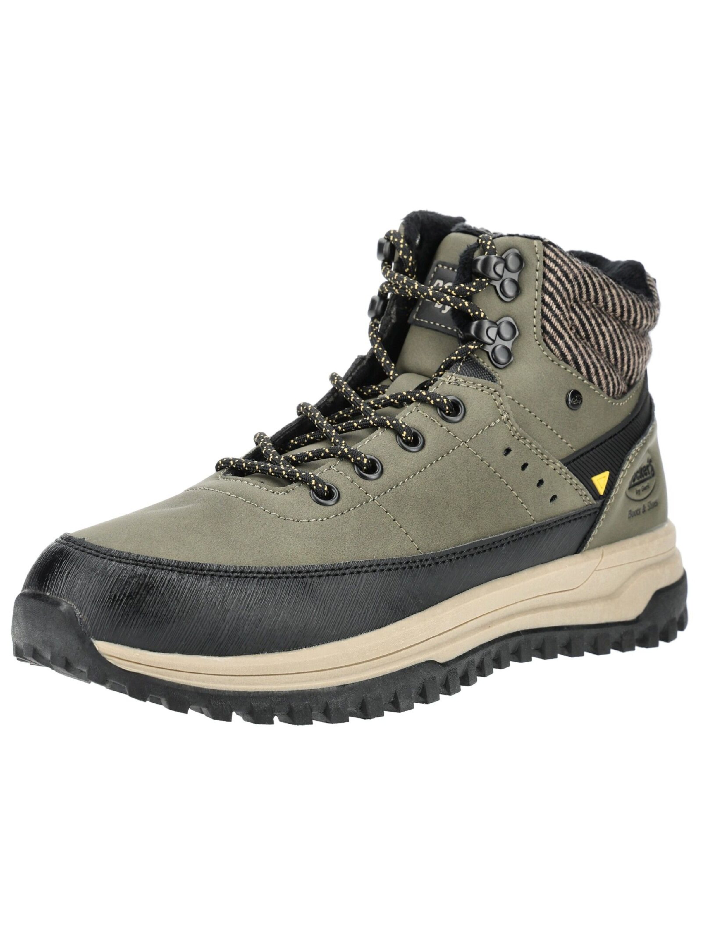 Bottines à lacets Dockers by Gerli en vert : devant