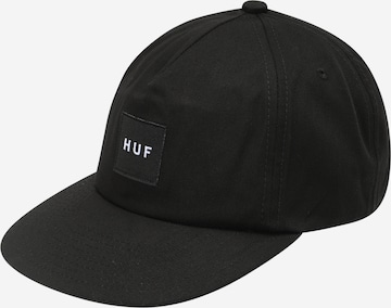 HUF Cap in Black: front