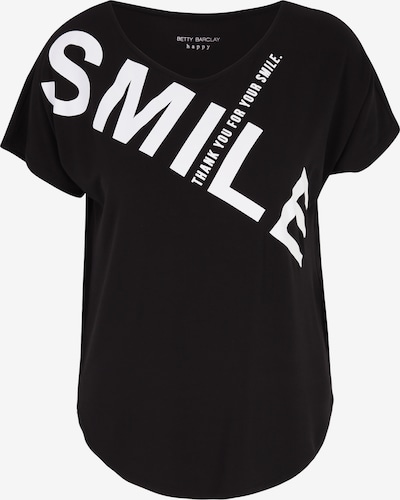 Betty Barclay Oversize-Shirt mit V-Ausschnitt in schwarz, Produktansicht