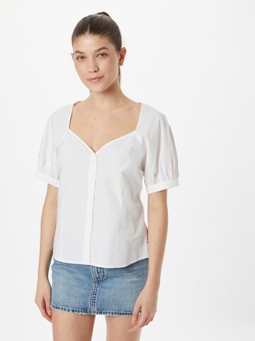 Chemisier 'Marta Raglan SS Blouse' LEVI'S ® en blanc : devant