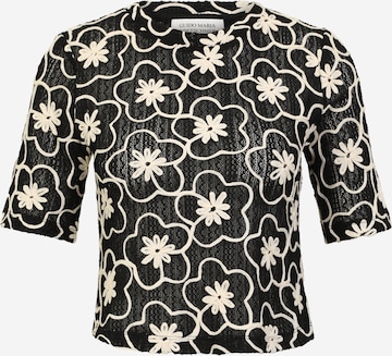 Tricou 'Corin' de la Guido Maria Kretschmer Women pe negru: față
