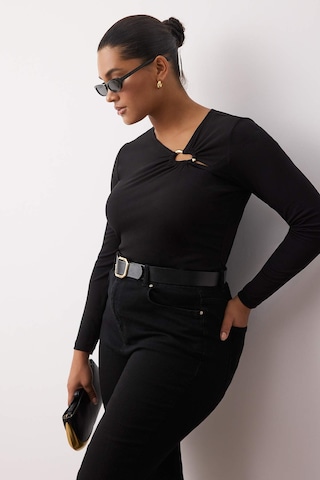 Trendyol Curve - Camiseta en negro