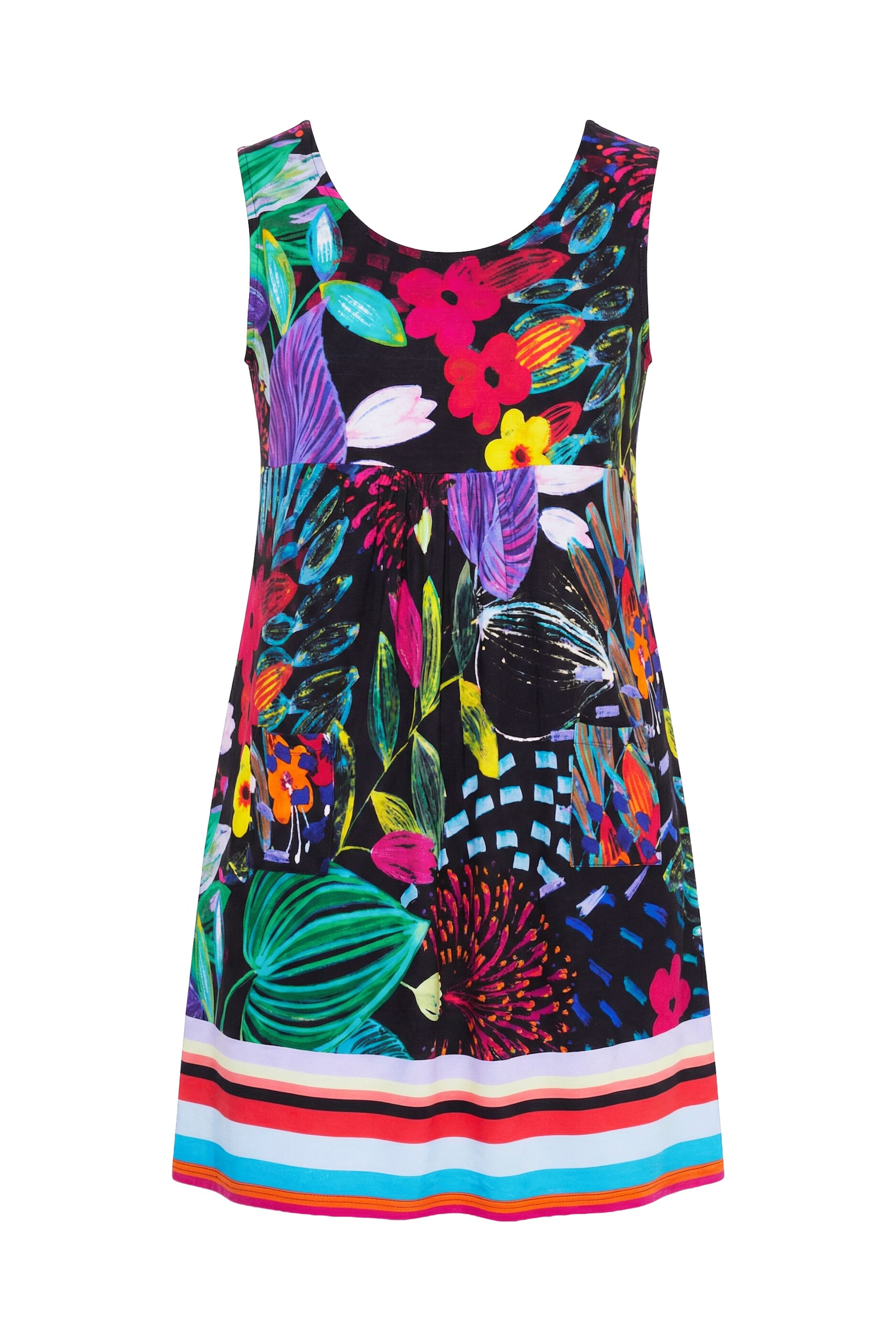 Ulla Popken Dress in Black: front