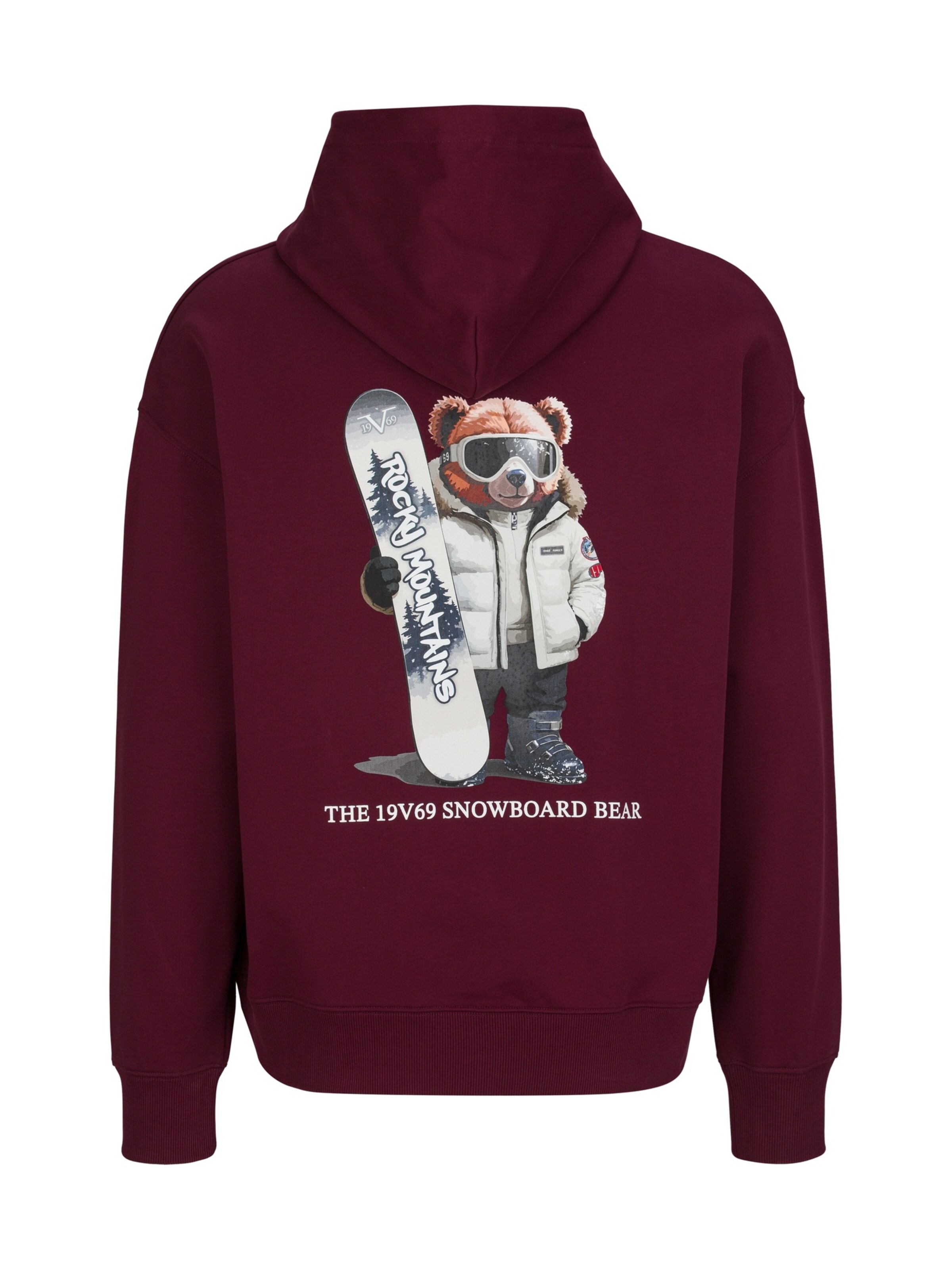 19V69 ITALIA Sweatshirt 'Quentino' in Red