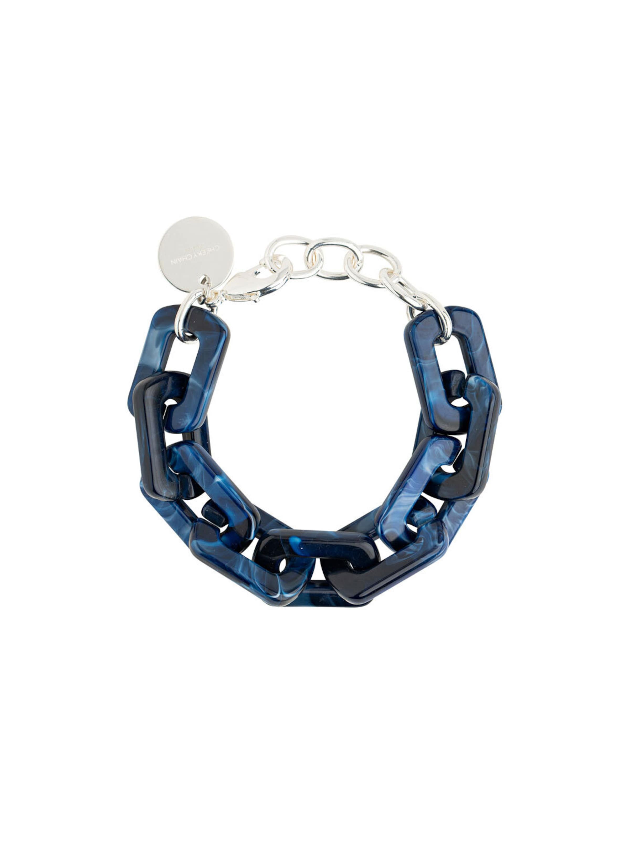 Bracelet 'Kelly' Cheeky Chain Munich en argent : devant