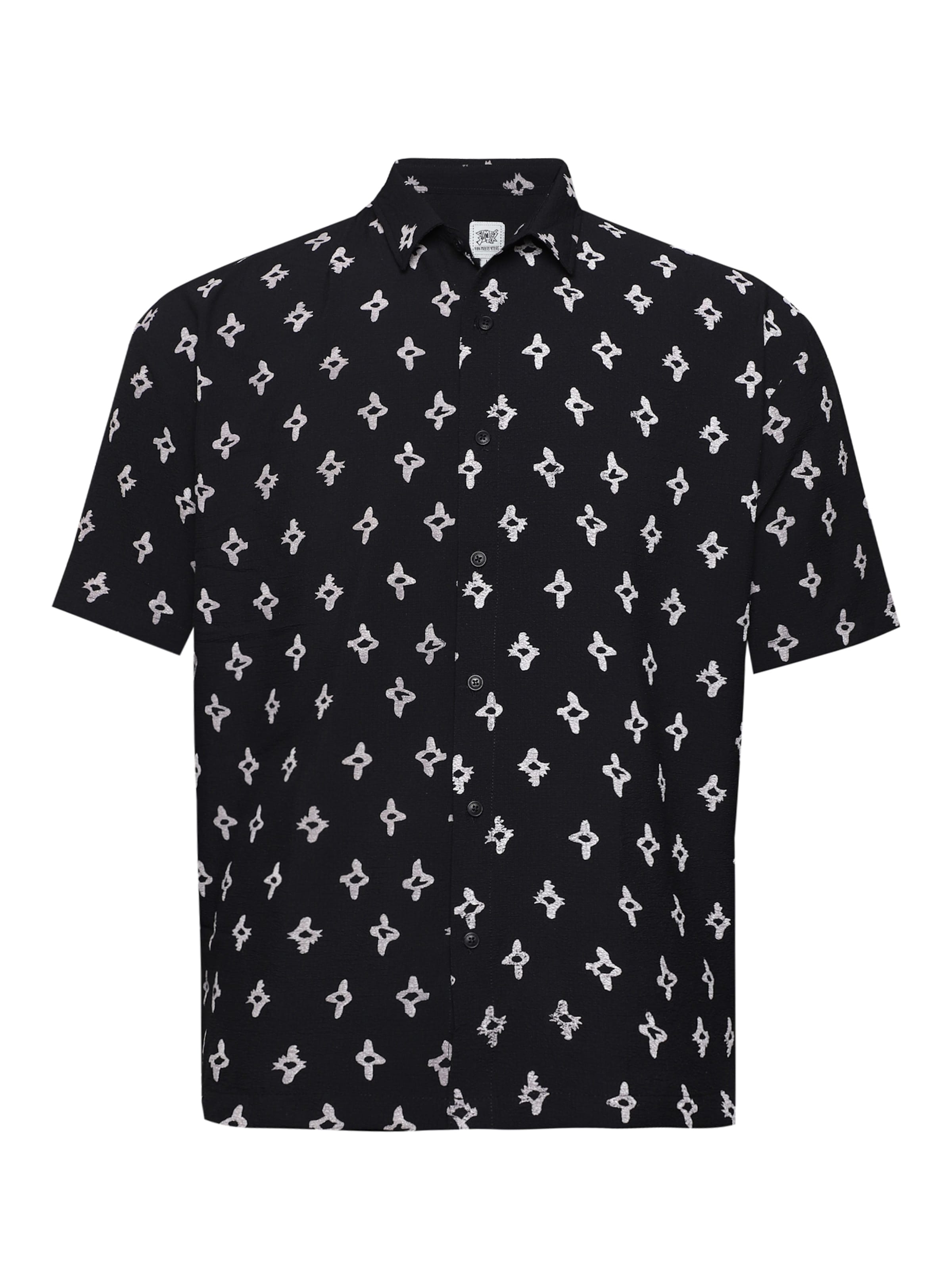 Campus Sutra - Regular Fit Camisa 'Toria' em preto: frente