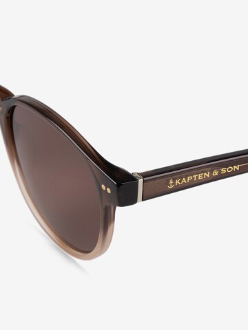 Kapten & Son Sonnenbrille 'Marais Gradient Brown' in Braun