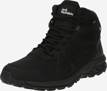 JACK WOLFSKIN Boots 'Woodland 2' in Black: front