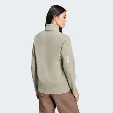 Veste en polaire fonctionnelle ADIDAS TERREX en vert