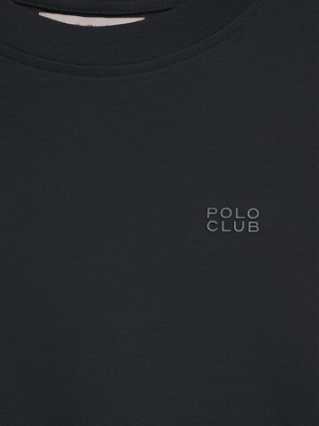 Polo Club Shirt in Schwarz
