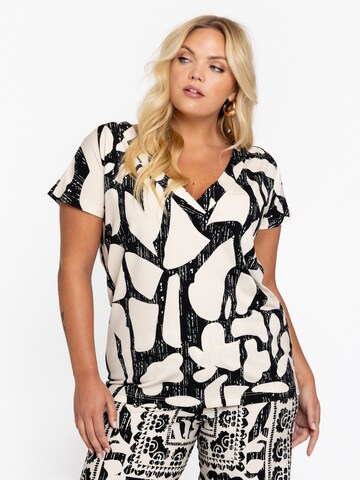 YOEK Shirt in Beige: voorkant